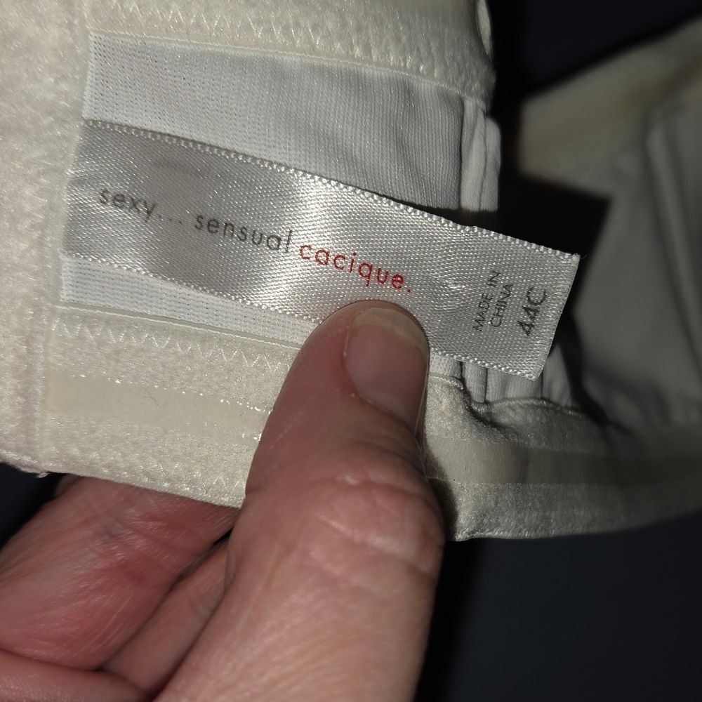 Cacique Sexy Sensual Strapless Bra SZ 44C - Picture 4 of 5